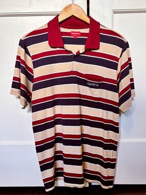 Supreme | Shirts | Supreme Striped Polo Shirt | Poshmark